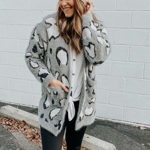 Fuzzy Cardigan!